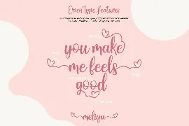 Meliya Script font