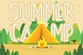 Summer Beach Sunny Display Typeface font