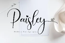 Paisley - Wedding Font