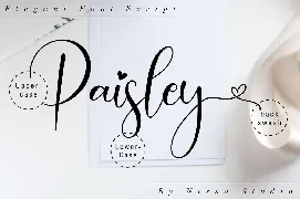 Paisley - Wedding Font