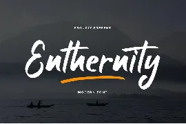 Enthernity font