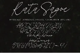 Rata Sagoe font