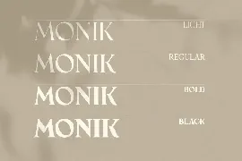 Monik - Elegant Classy Font