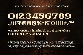 Arcade King font