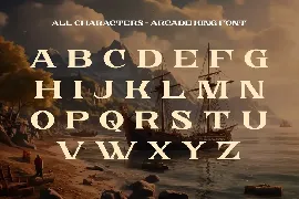 Arcade King font