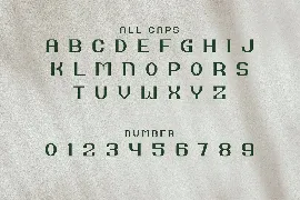 Obara Block Font