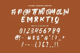 Chrinol Brush Font