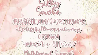 Silky Smoke - Script Font