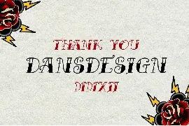 Radtrad Vintage Tattoo Font