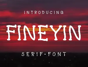 Fineyin Font