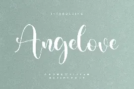 Angelove font