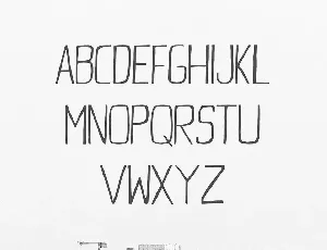 Daavi Handmade Sans Serif Font