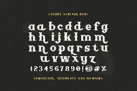 Lagore - Vintage Serif Display Font.