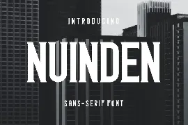 Nuinden Font