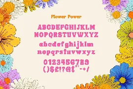 Flower Power Font