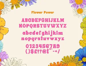 Flower Power Font