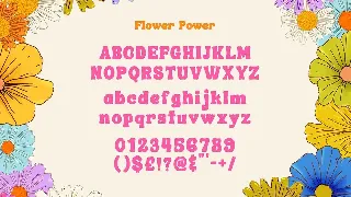 Flower Power Font