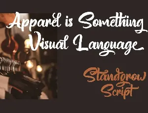 Standgrow - Script Font