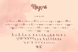 Hiyori font