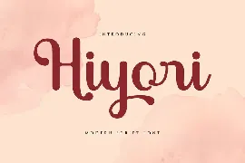 Hiyori font