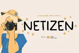 Netizen | A Handwritten Font