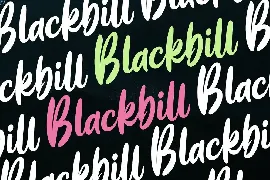 Blackbill font