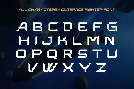 Outspace Fighter font