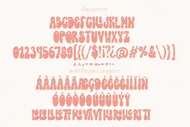 Love Heart Groovy Font