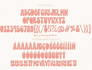 Love Heart Groovy Font