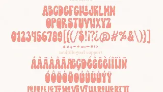 Love Heart Groovy Font