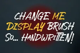 Button Grinder - Display Handwritten Font