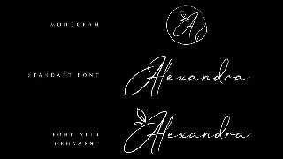 Mrs Alexandra Elegant Signature Font