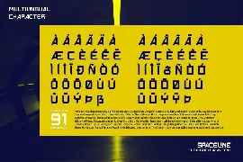 Spaceline font