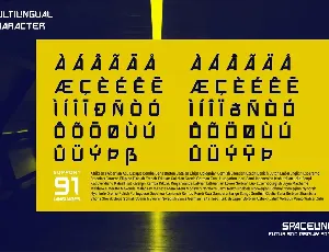 Spaceline font