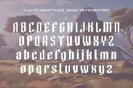 Redfighter font