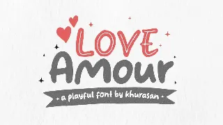 Love Amour font