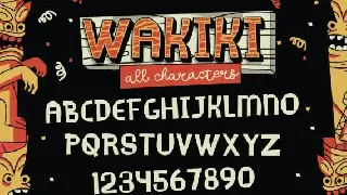 Wakiki font