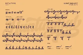 Huntinghat font