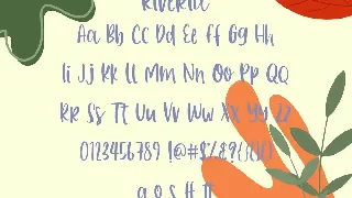 Riveria Playful Display Font