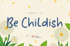 Be Childish | A Cute Handwritten Font