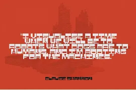 TechTechno Capsule - Futuristic Typeface font