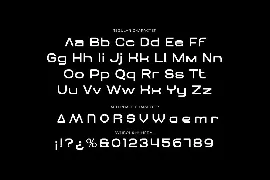 Nusar-Futuristic Display Font