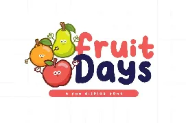 Fruit Days font