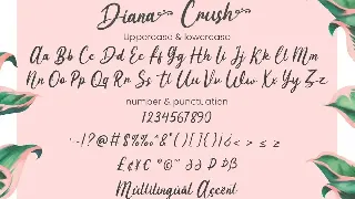 Diana Crush - Wedding Font