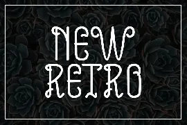 Retroe font