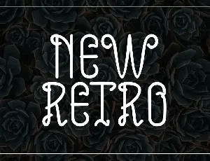 Retroe font