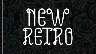 Retroe font