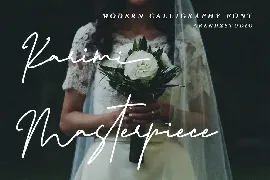 Mouthpiece - Modern Calligraphy Font