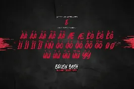 Brush Besh - AllCaps Brush Font