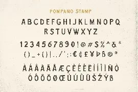 Pompano - Organic Sans font